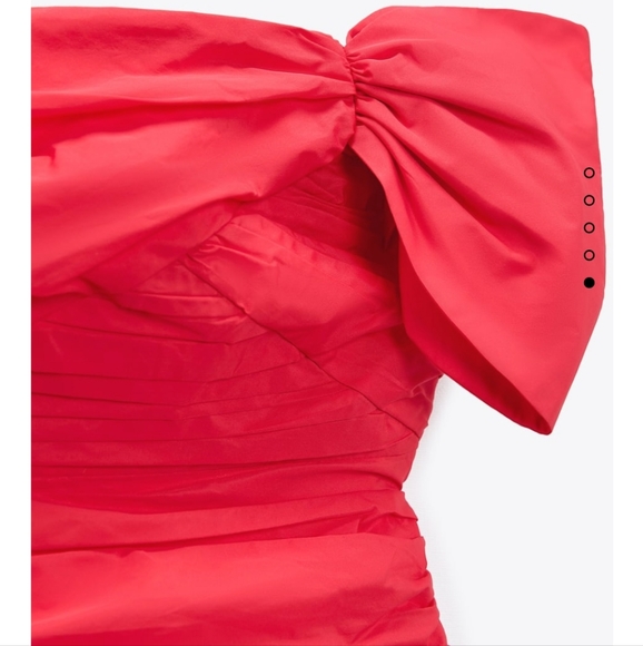 NWT Zara mini dress with bow - Picture 6 of 13